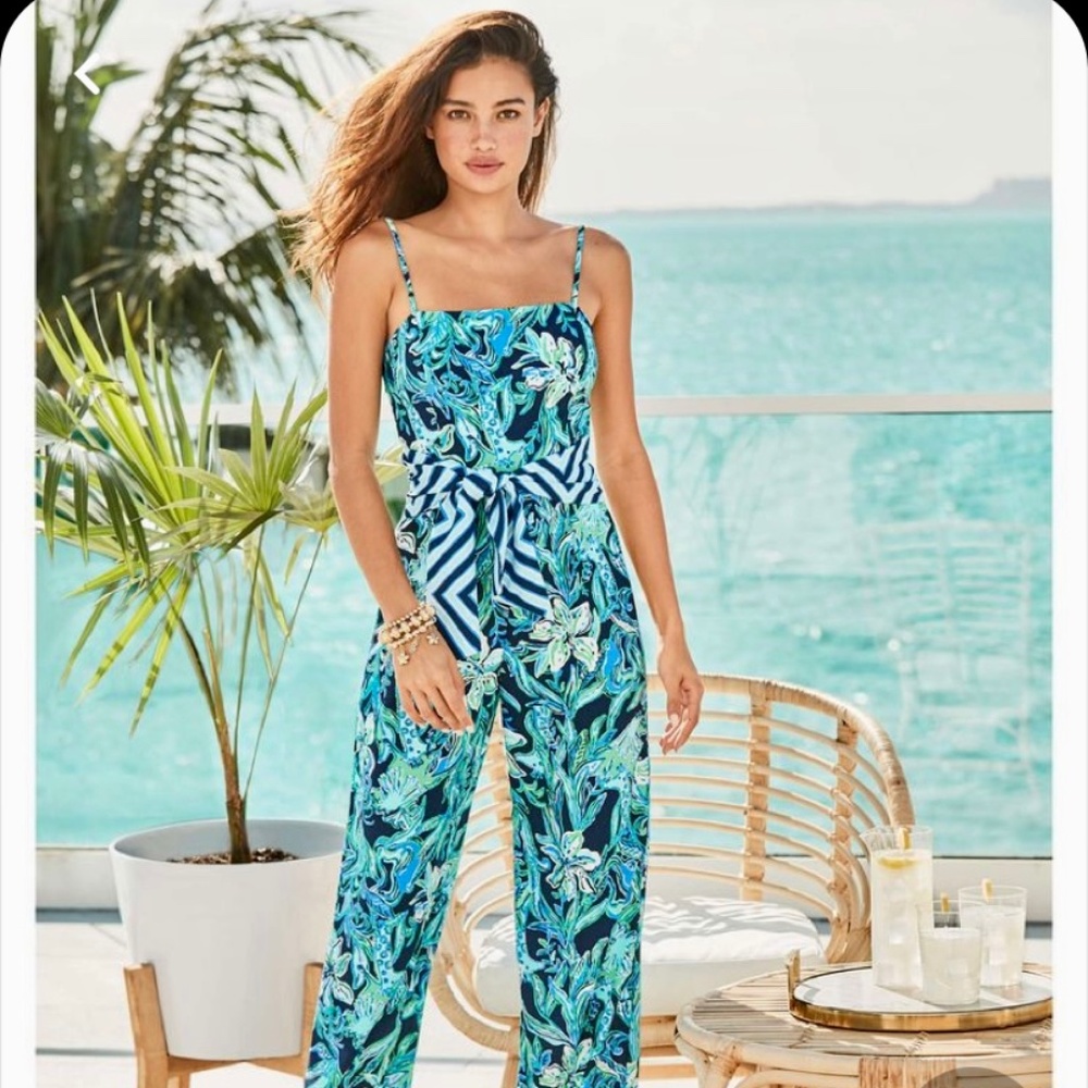 Lilly Pulitzer Nila Jumpsuit SIZE 10